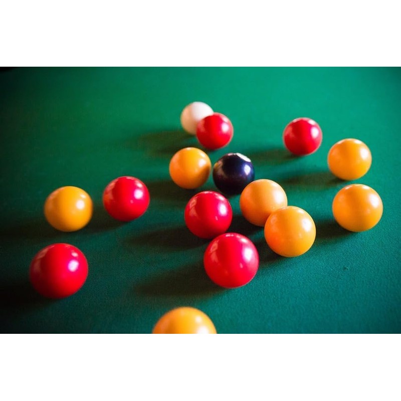 TGA Sports Billiard Balls Pool Ball Set (2-1/4 Inch Red