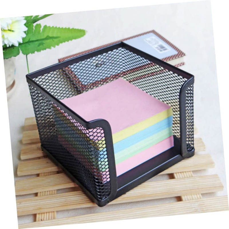 Operitacx 2pcs Note Pad Holder Memo Holder Desktop Note Dispenser