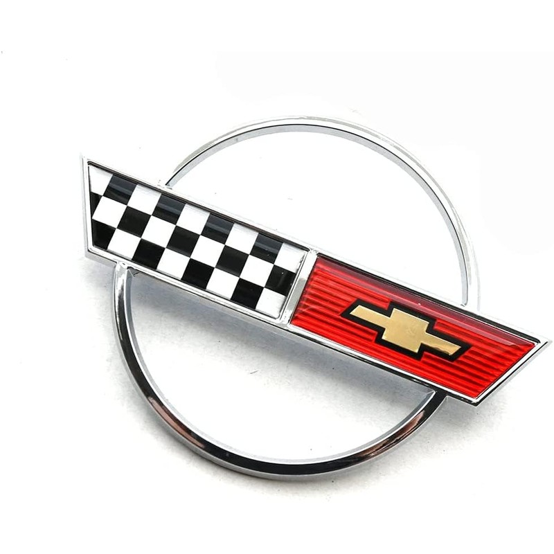 C4 Corvette Front Nose Emblem Plus Gas Fuel Lid Emblem