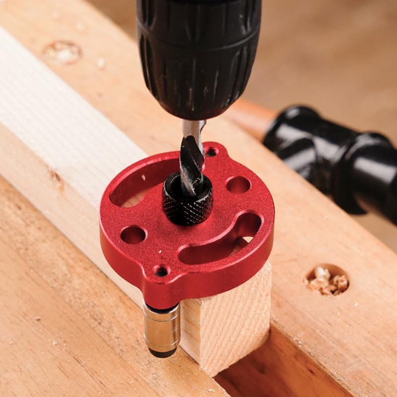Drill Guide Locator Self Centering Doweling Jig, 3/4/5/6/7/8/9/10mm Self Center