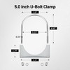 EVIL ENERGY 5" Heavy Duty U Bolt Exhaust Clamp, 5