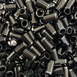 SummerHouse Golf Iron Ferruls Solid Color Black Red Blue Orange with Silver Ring for 0.355'' Tapered 0.370'' Parallel Graphite Steel Shaft