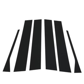 G-PLUS Sedan Door Trim Pillar Posts Compatible with 2006-2010 VW Jetta MK5 Gloss Black 6pc Set