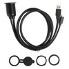 Type C 3.1 to USB 3.0 Flush Mount Cable with