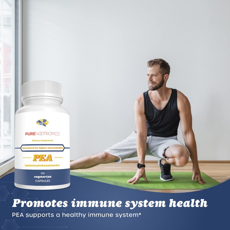 Pure Nootropics - Palmitoylethanolamide (Micronized Pea) 400 mg Capsules |