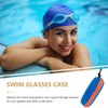 WRITWAA Portable Swim Goggle Case, Hard Protective Case for Swimming