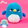 Squishmallow Original Bebe The Bluebird Crochet Kit, Includes Yarn, Crochet