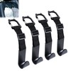 Amooca Car Headrest Hooks 4 Pack Adjustable Universal Fit Auto