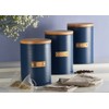 Typhoon Otto 1401.228 Sugar Bowl, Steel, Bamboo, 1.4 Litres, Blue