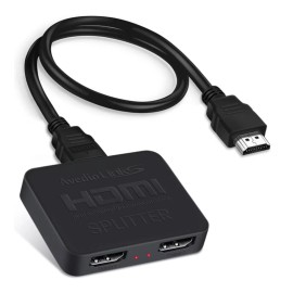 Avedio Links 4K 60Hz HDMI Splitter 1 In 2 Out Mirror Video and Audio Duplication