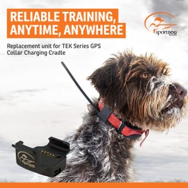SportDOG TEK Series 1.5 & 2.0 Collar Charge Cradle - Fast Charging & Waterproof Submersible Cradle - Lightweight, Long-Lasting & Sturdy Rugged Built TEK Series Acccessory