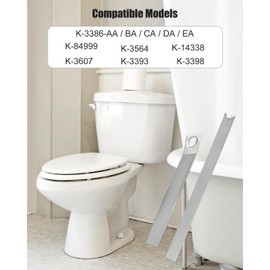Toilet Seat Anchor Kit Compatible with Kohler K-84999 K-3386 K-3393 K-3398 K-3564 K-14338 K-3607 Models, Toilet Seat Fastening Replacement Kit