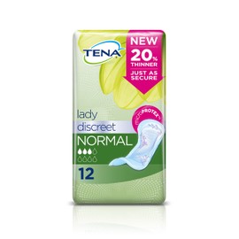 TENA Lady Normal für leichte Blasenschwäche, 12 Stück, 2er Pack (2 x 12 Stk)