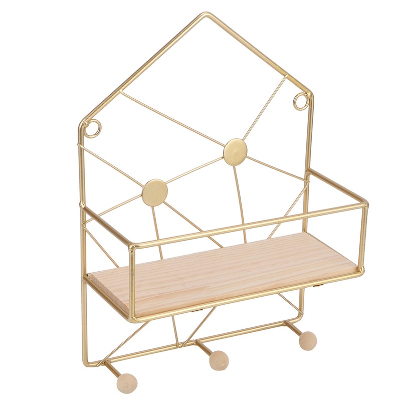 PunchFree Wall Storage Rack Wall Hanging Floating Shelf Bedroom Living