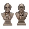Warren Buffett & Charlie Munger Bust Statue Sculpture Berkshire Hathaway