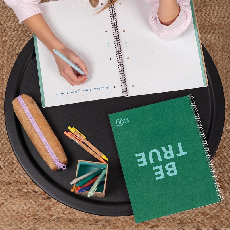 Miquelrius - Be Eco A4 Notebook, 80 Sheets 90gsm Dots,