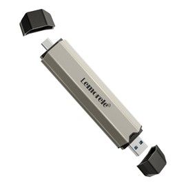 Lemorele M.2 NVME SATA Enclosure, M.2 SSD NVMe Enclosure USB 3.1 Gen 2 to PCI-e,NVMe to USB Adapter for 2230/2242/2260/2280 M.2 NVMe/SATA SSD from M-Key/M+B Key(10Gbps) (NVME&SATA)