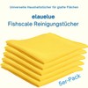elauelue Fishscale Cleaning Cloths Pack of 5 - Fish Scale