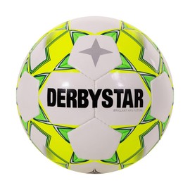Derbystar Brillant Football Balls White/Yellow/Grey 4