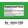 Pure Creatine Monohydrate 500g (18OZ) , Micronized Powder 100 Servings
