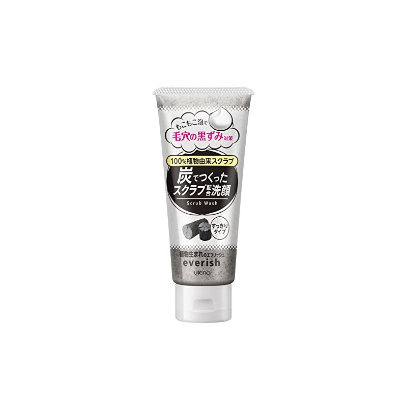 Utena everish Charcoal Scrub Face Wash 135g
