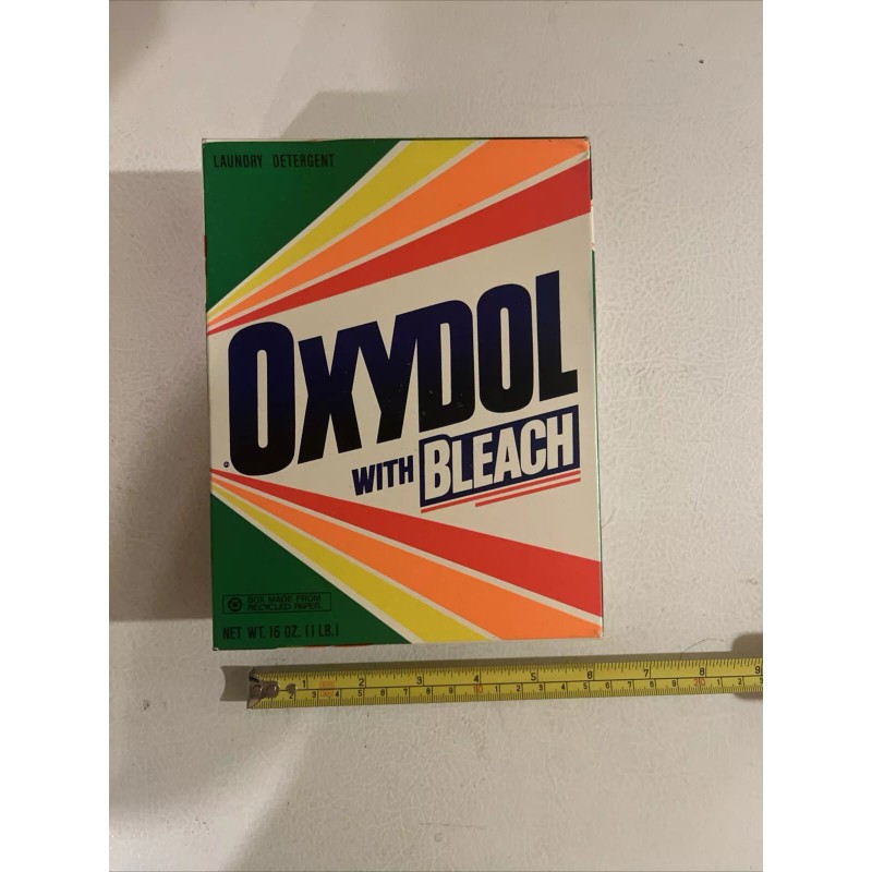 Oxydol Sealed NOS Full Unopened 1980s Oxydol Powder Laundry Detergent