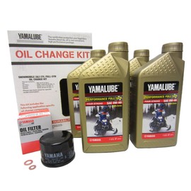 Yamaha Yamalube Full Synthetic Oil Change Kit- Snow 4-Cylinder. #LUB-SMBCG-KT-16