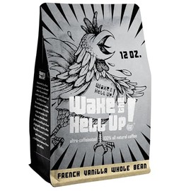 Wake the Hell Up! French Vanilla 12oz Ultra-Caffeinated Whole Bean Coffee