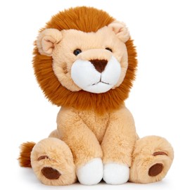 IKASA - Peluche de animales de león, de 10 pulgadas, lindo peluche suave, pequeño y esponjoso, regalos para la familia, niños y niñas