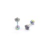 Onnzin Titanium Earrings,Hypoallergenic Rose Earrings for Sensitive Ears