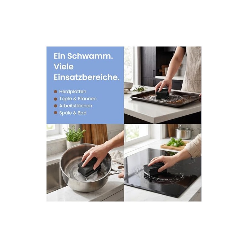 Washing Up Sponge Pack of 10, 9 x 7 x
