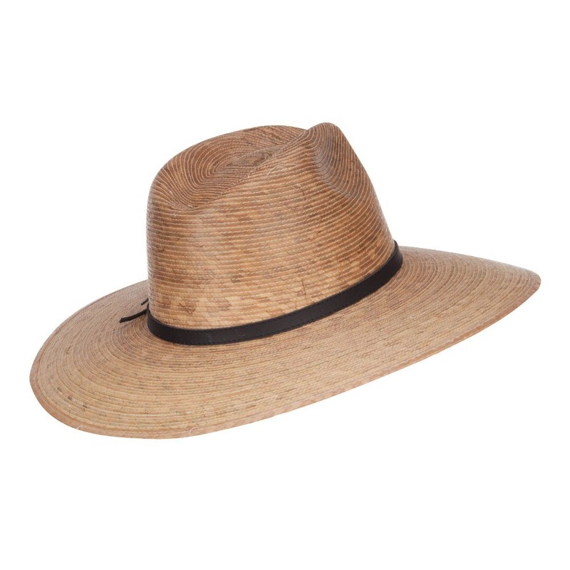 Men's Palm Braid Safari Hat - Dk Palm M
