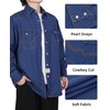 BOCOMAL FR Shirts Washed Denim EX Soft Lightweight Smooth Fit