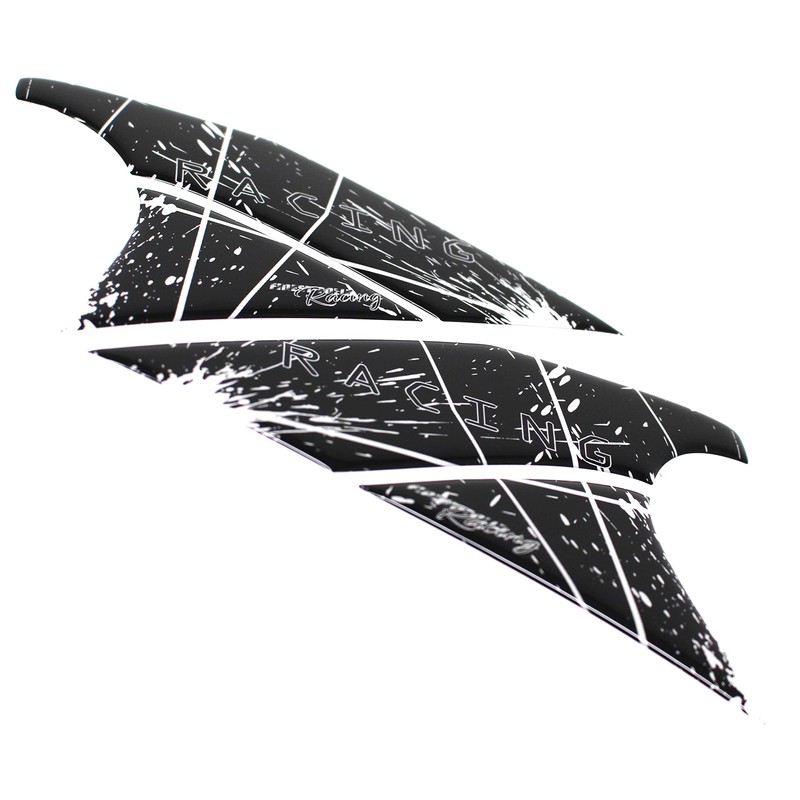 Knee Pad Gel Neon Side Motorcycle 3D Universal Tank Sticker