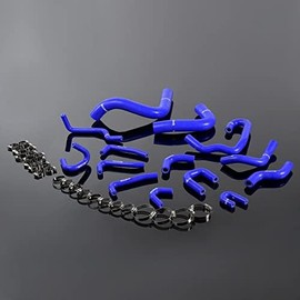 G-PLUS Silicone Radiator Hose Kit Clamps Compatible with Toyota Pickup 3.0L V6 1990-1995,Blue