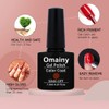 Omainy Base and Top Coat Semi-Permanent Nail Gel Polish UV