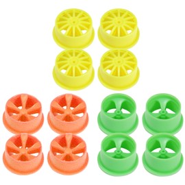 Tamiya 95241 Mini 4WD Special Product Mini 4WD Fluorescent Wheel Set (Small Diameter, Low Height)