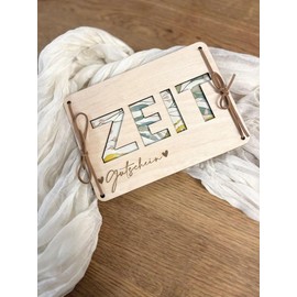 CJ&M Voucher time, time giving, gift idea, gift idea, shared time, voucher wood