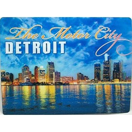 Saddle Mountain Souvenir Detroit Michigan The Motor City 3D Postcard