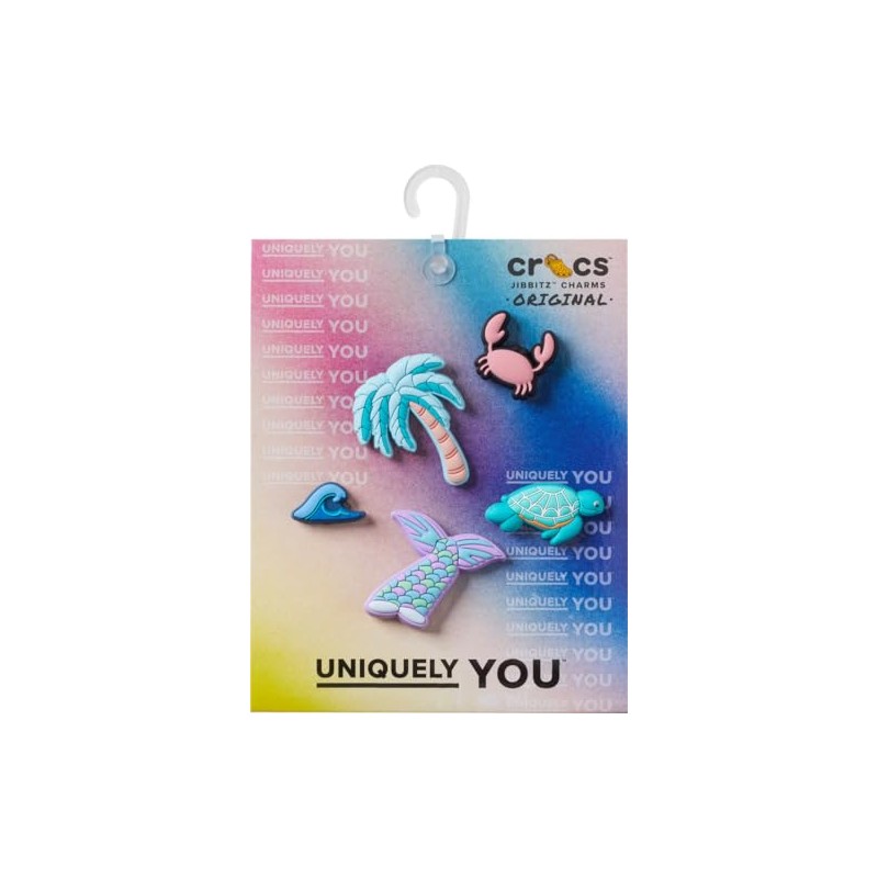 Crocs Good Mix Ocean Side Shoe Charms, Pack of 5,