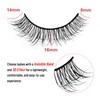 EXTENIFY False Eyelashes Soft Fluffy Lashes 8-16mm Black Band Dramatic