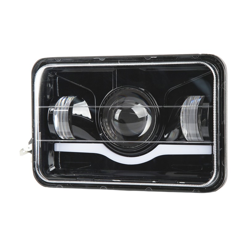 Truck Front Square LED Headlight with High Low Beam DRL