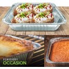 Homeshopa Aluminium Foil Trays, 8 Inch 5 Pack Square Disposable