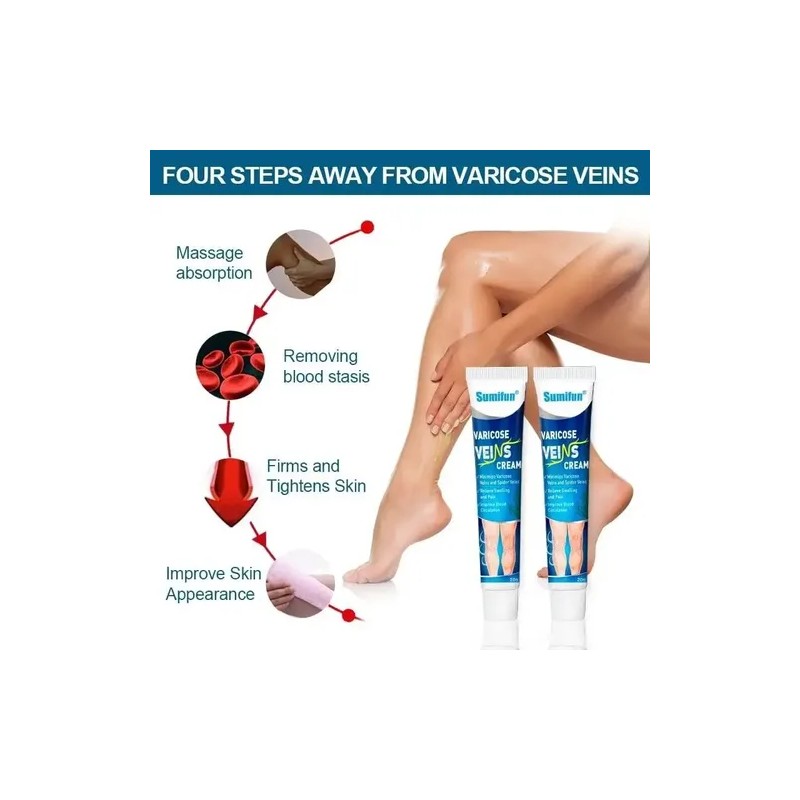 2 Cremas Profesional Anti Varices Elimina Venas Piernas
