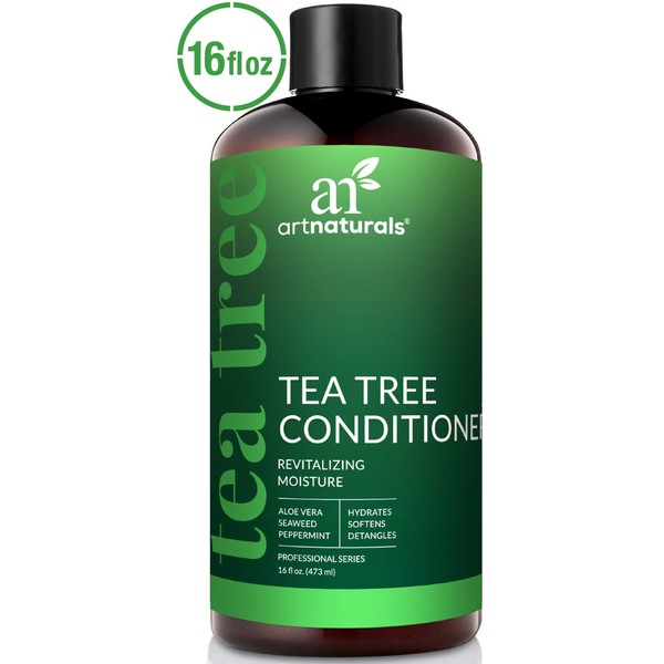 ArtNaturals Tea Tree Conditioner 6 Fl Oz - Sulfate Free – Made w/ 100% Pure Natural Therapeutic Grade Tea Tree Essential Oil - For Dandruff, Sensitive, Itchy, Dry scalp - For Men & Women
