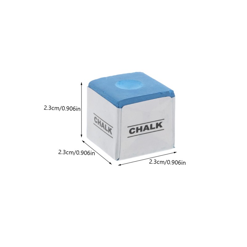 BESPORTBLE 12 Pack Billiards Chalk Cubes Snooker Chalk Pool Table