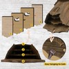 VIREESR Wooden Castle Bat Houses for Outdoors, Bat Boxes for