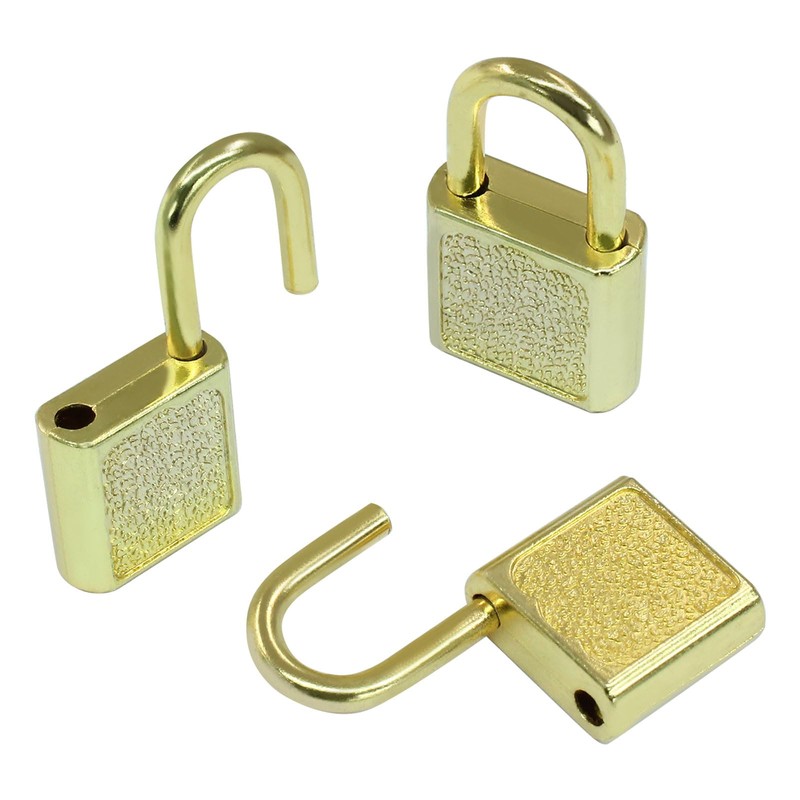 Litoexpe 10 Pcs Mini Cute Diary Padlock Tiny Small Luggage