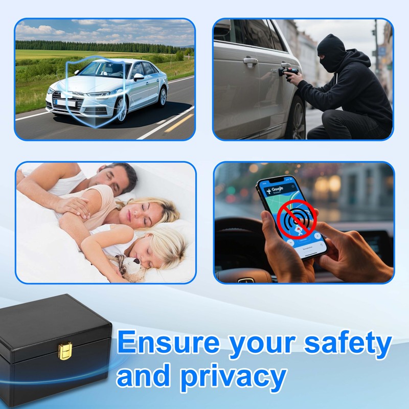 BBWELL Keyless Go Protection Car Key Box, Faraday Box &