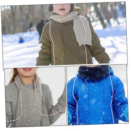 Mipcase 3pcs Boys and Girls Glove Lanyards Lost Mitten Clips Neck Straps for Gloves for Outdoor Activities
